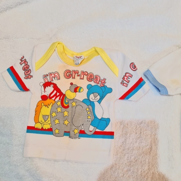 5/$20. Two baby boy's shirts sz 0-6 - Picture 2 of 4